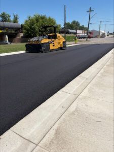 Paving continues