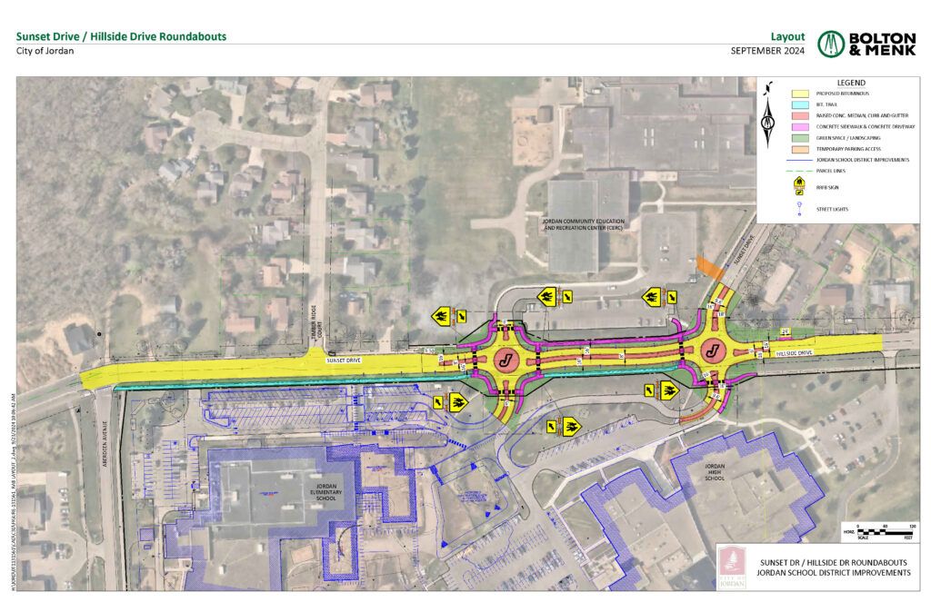 Sunset Drive Improvements Final Design Project Layout