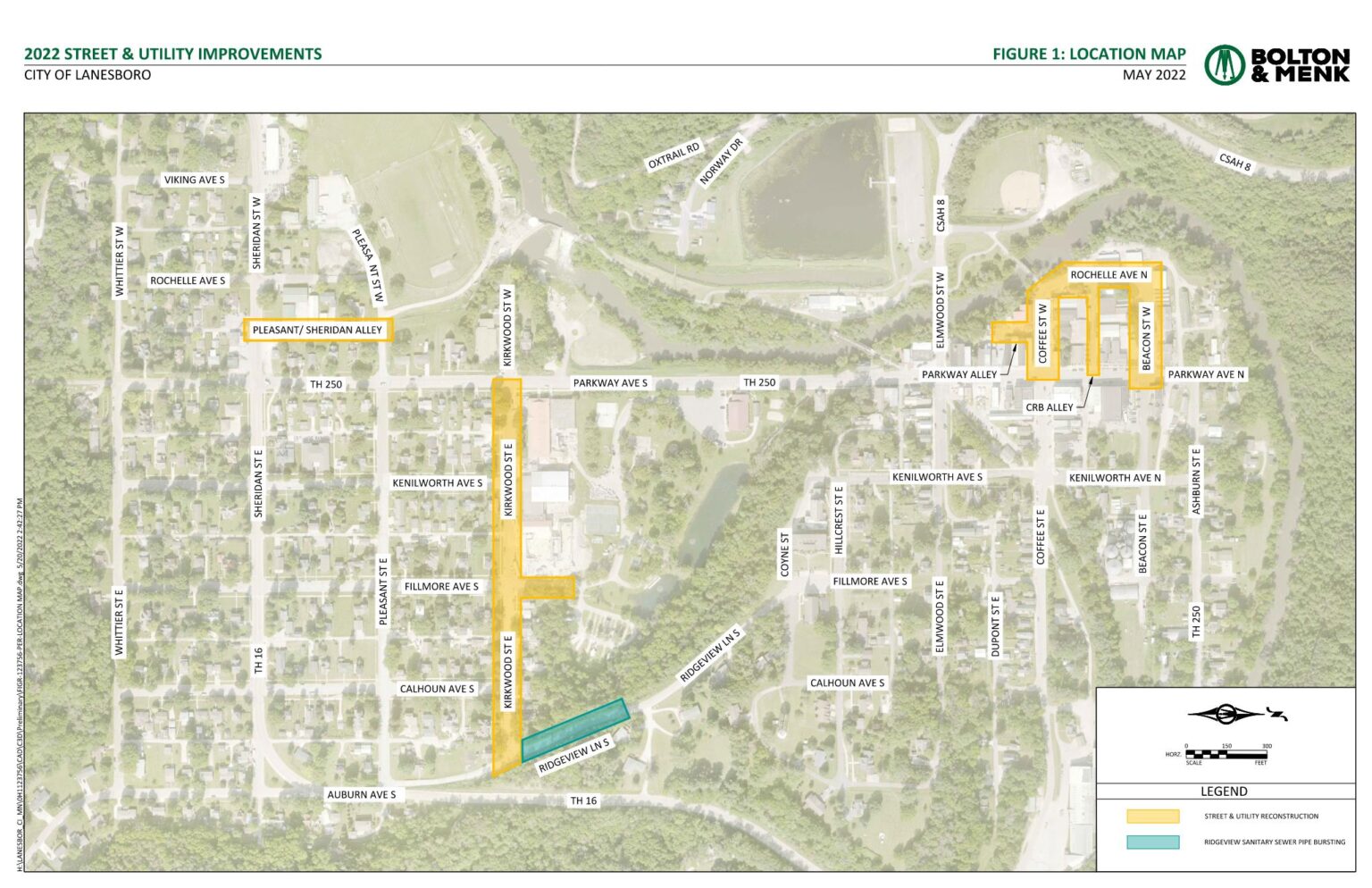 Home City of Lanesboro 2022 Street & Utility Improvement